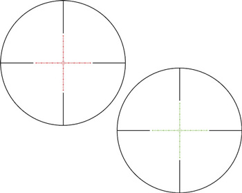 MOA Graduated Scope Reticles